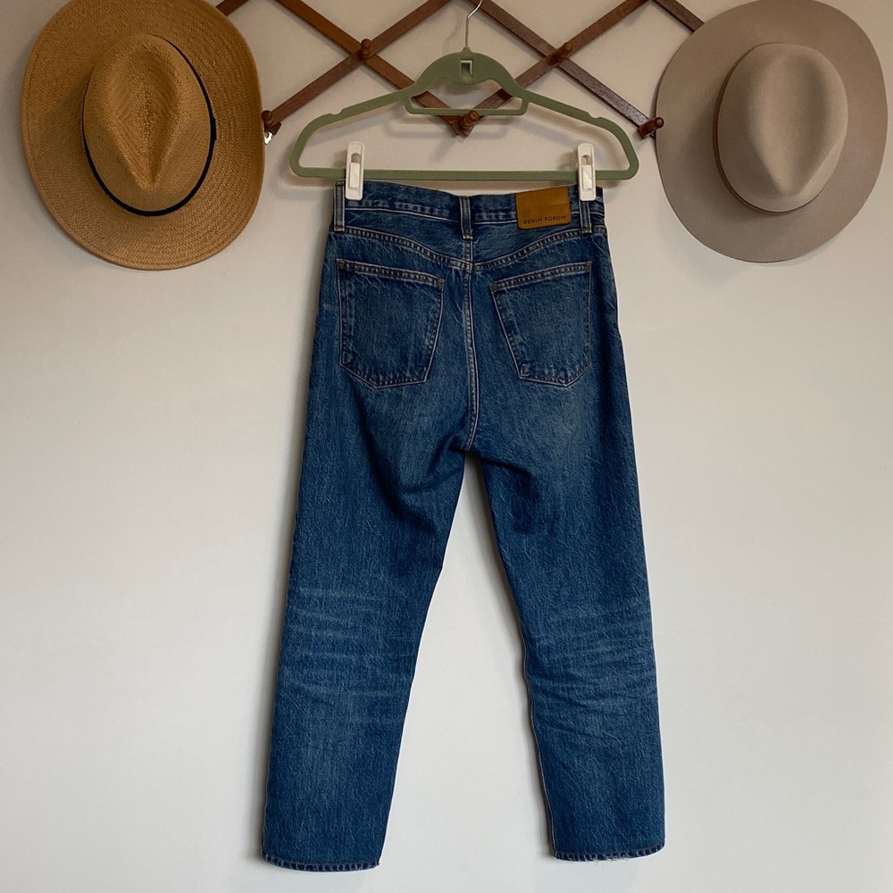 Denim Forum Patti Mid-rise Straight jeans - Picture 2 of 5